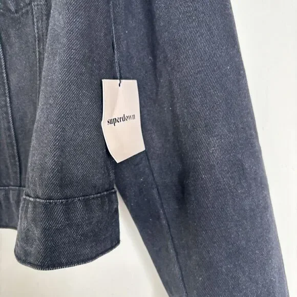 Superdown Raya Rhinestone Fringe Jacket - Picture 6 of 6